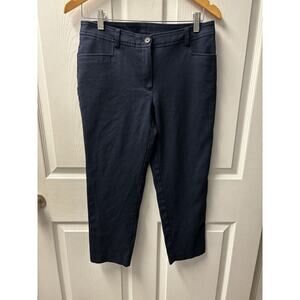 Ladies Anne Klein Navy Pants Size Small